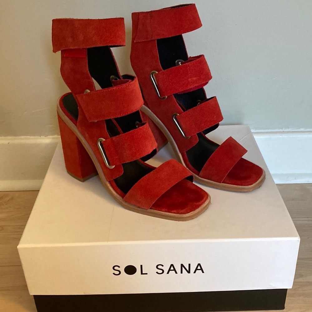 Sol Sana, Lixer heels, Scarlett suede, size 36